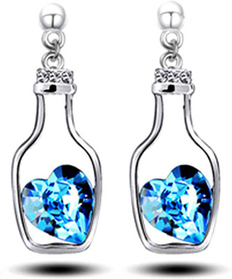 

University Trendz Univ_017 Crystal Alloy Drop Earring