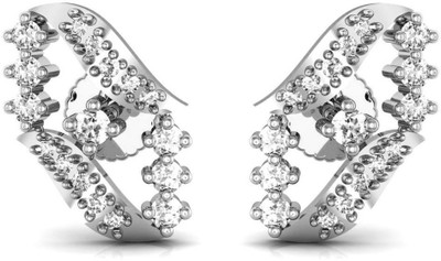 

Avsar TAMILNADU Yellow Gold 14kt Swarovski Crystal Stud Earring