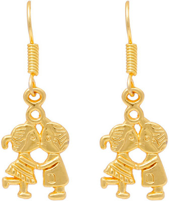 

Ijuels Valentine Kiss German Silver Drop Earring