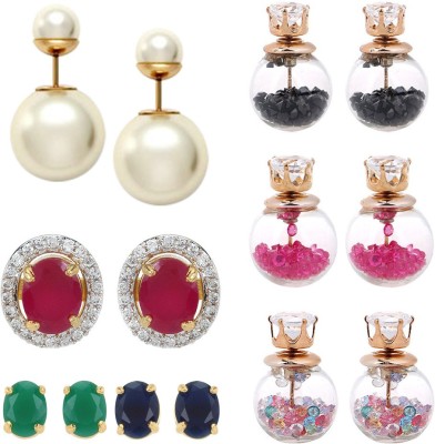 Jewels Galaxy Fancy Pearl Alloy Earring Set