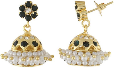 

Nisa Pearls Trend setting Onyx Alloy Jhumki Earring
