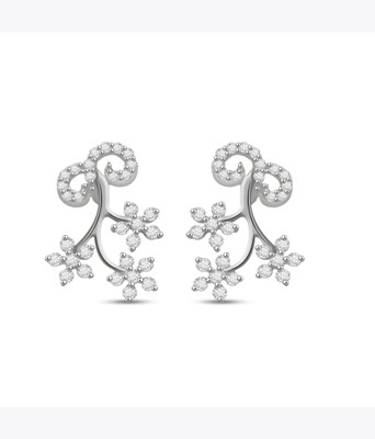 

Kataria Jewellers Floral 92.5 BIS Hallmarked Silver Stud Earring