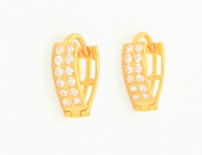 Bhurmal Aidanmal Jewellers Cubic Sparks Yellow Gold 18kt Clip-on Earring