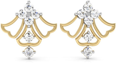

Vachya Era Yellow Gold 18kt Diamond Stud Earring(Yellow Gold Plated)