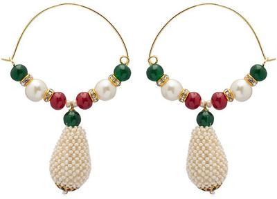 

Aaishwarya Lovely Pearl Bead Alloy Chandelier Earring