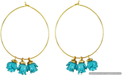 

Kshitij Jewels Designer Alloy Hoop Earring