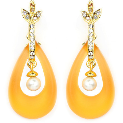 Johareez Beautiful Cubic Zirconia Alloy Drop Earring