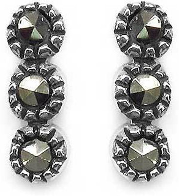 

Johareez Floral Cubic Zirconia Sterling Silver Stud Earring