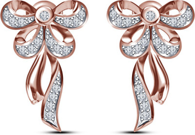 

Vorra Fashion Fancy Design Cubic Zirconia Sterling Silver Stud Earring