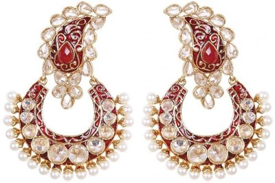 rajwada arts Brass Chandbali Earring