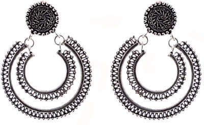 Aashirwad Daily Wear Sterling Silver Chandbali Earring