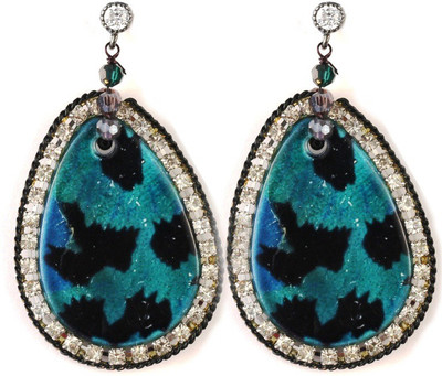 

Jazz Jewellery CZ Jewellery Design Green Drop Women Alloy Drop Earring