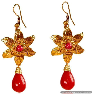

Kshitij Jewels Floral Delight Alloy Dangle Earring