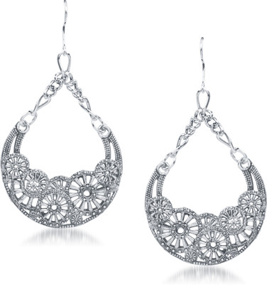 

Meenaz Traditional Drop Antique Cubic Zirconia Alloy Dangle Earring