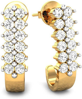 

Samaira Gem and Jewelery Spring Sparkle Yellow Gold 18kt Swarovski Crystal Stud Earring