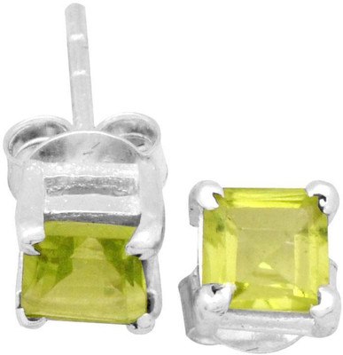 

YugshaJewels Elegant YJE-1937 Peridot Sterling Silver Stud Earring