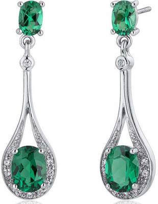 

Kiara Jewellery Karishma Swarovski Zirconia Sterling Silver Drop Earring