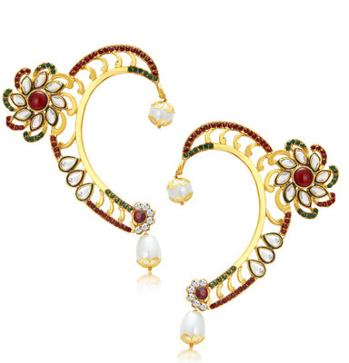 

Sukkhi Gleaming Alloy Cuff Earring