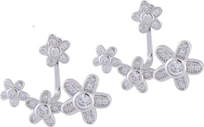

Siri Creations 92.5 flower design earings Sterling Silver Stud Earring