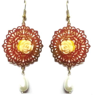 

Kshitij Jewels Filigree Masti Alloy Dangle Earring