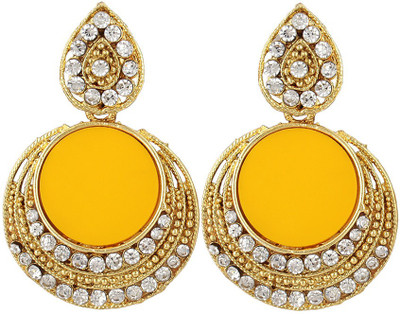 STYYLO FASHION Diva Style Zircon Alloy Chandbali Earring
