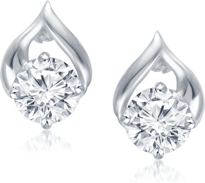 

Meenaz Delicate Drop Solitaire Alloy Stud Earring