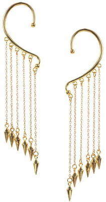 63% OFF on CRUNCHY FASHION Cubic Zirconia Alloy Cuff Earring