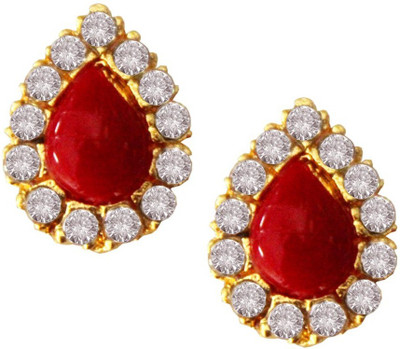 

Being Women Elegant Gold Plated With Stone Studded Fashion Alloy Stud Earring