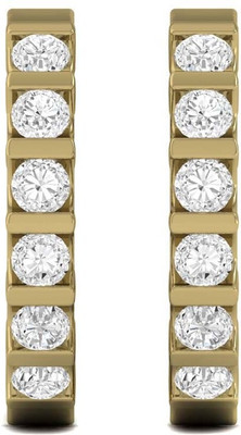 

Kataria Jewellers Designer Silver Hoop Earring