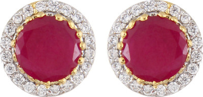 

Affinity Beautiful Round Cubic Zirconia Alloy, Silver Stud Earring