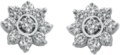 

Kataria Jewellers Floral Silver Stud Earring