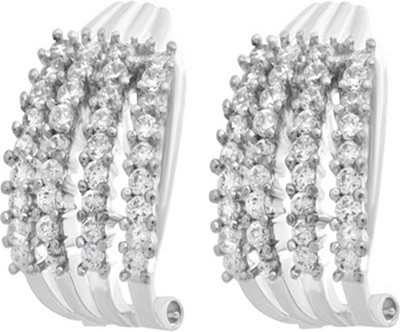 

Affinity Cubic Zirconia Alloy Hoop Earring