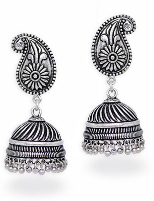 69 Off On Jaipur Mart Silver Tone Oxidised Designer Jhumki Jhumka Jaipur Mart Silver Tone Oxidised Designer Jhumki Jhumka Earrings For Women Br Earring