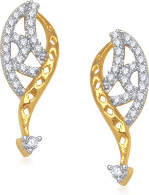 

Meenaz Delicate Swril Cz Cubic Zirconia Alloy Stud Earring
