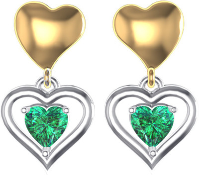 Suvarnadeep Rose Zircon Sterling Silver Drops & Danglers