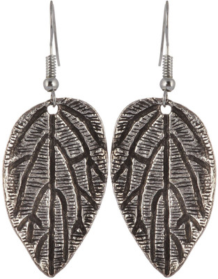 SUBHARPIT Fresh Stylish Leaf Metal Drops & Danglers