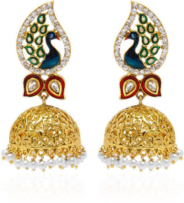 

Penny Jewels Cubic Zirconia Alloy Jhumki Earring