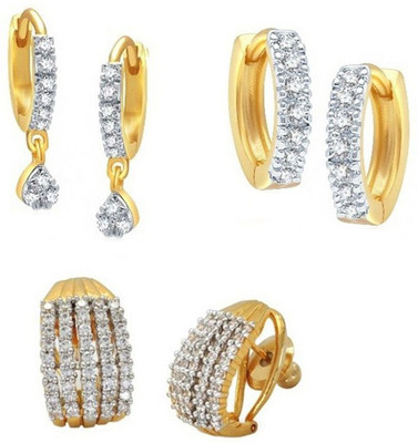 

Jewels Gehna Cubic Zirconia Alloy Earring Set