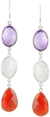 

Jewels of Jaipur TER-128 Silver Dangle Earring