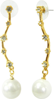 

Peora Wave Alloy Drop Earring