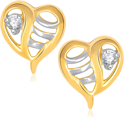 

VK Jewels Amour Heart Cubic Zirconia Alloy Stud Earring