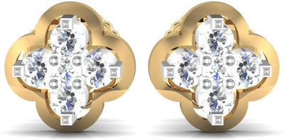 

Avsar Janvhi Yellow Gold 18kt Diamond Stud Earring