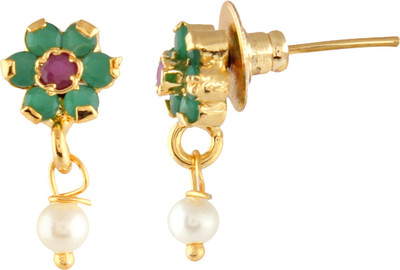 Efulgenz Style Diva Cubic Zirconia Alloy Stud Earring