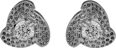 mahi Solitaire Butterfly Swarovski Zirconia Alloy Stud Earring