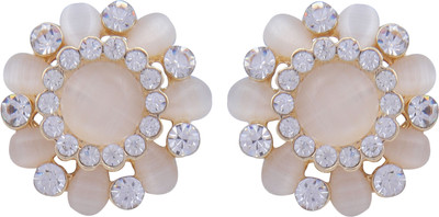 

Pink Rose Princess Charm Alloy Stud Earring
