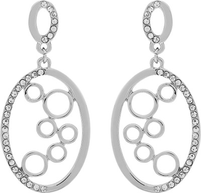 

Pink Rose Princess Charm Alloy Drop Earring