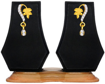 

Being Women Gold Plated Shiny CZ Alloy Drop Earring