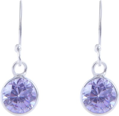 

Abhooshan Color Delight Cubic Zirconia Sterling Silver Dangle Earring