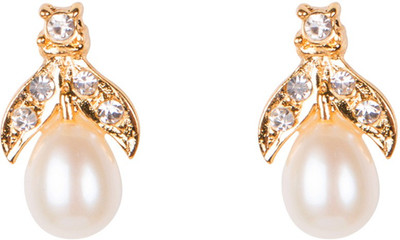 

Taj Pearl Designer Pearl Alloy Stud Earring