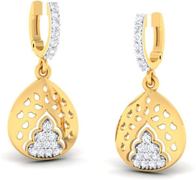 

Kamal Jeweller Shweta Swarovski Crystal Sterling Silver Drop Earring